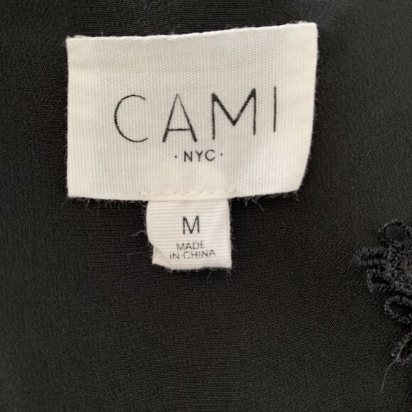 CAMI NYC | 100% Silk Camisole black lined - Picture 10 of 11